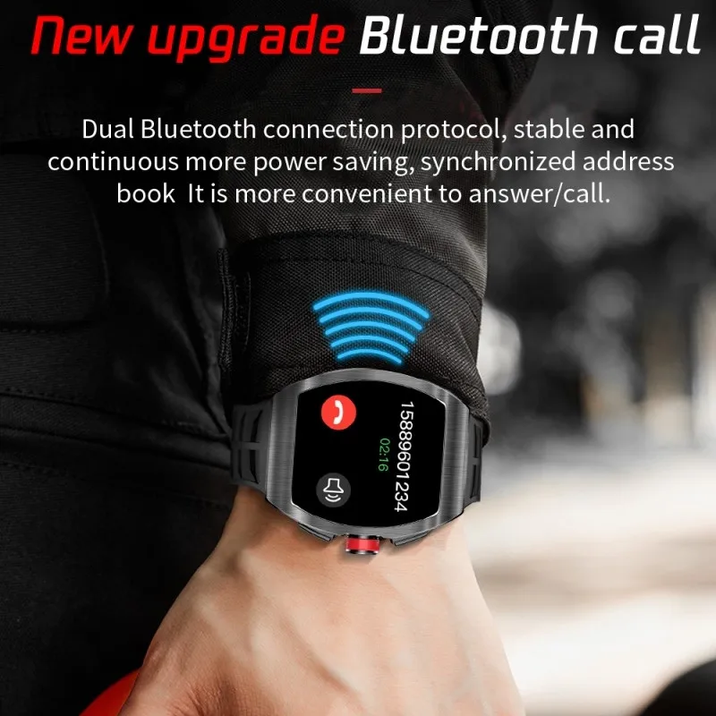 

TK1-8 1.4inch Smart Watch Men Bluetooth Call IP68 Waterproof Smartwatch Women Heart Rate Blood Pressure Monitor Fitness Tracker