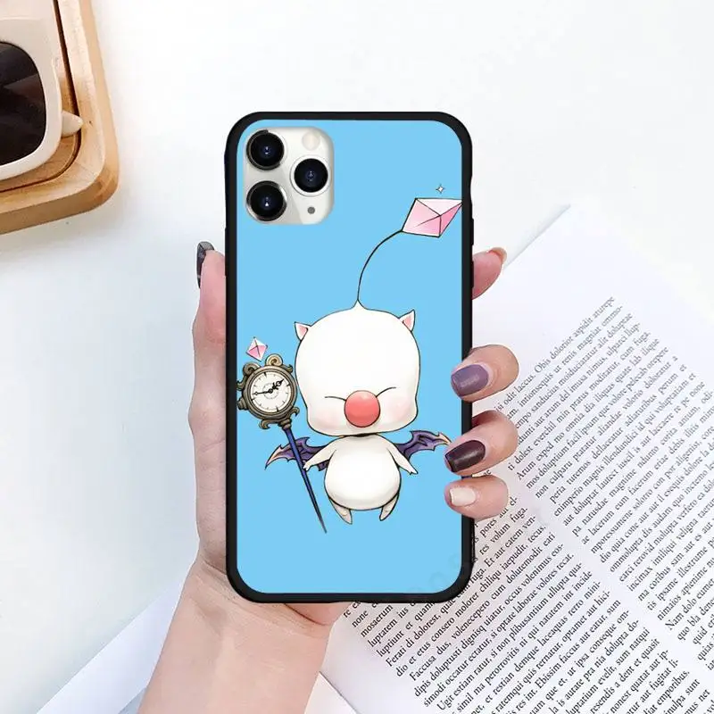 

Final Fantasy Moogle Phone Case for iPhone 11 12 pro XS MAX 8 7 6 6S Plus X 5S SE 2020 XR Luxury brand shell funda coque