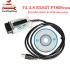 Новейший V2.3.8 ELS27 считыватель кодов FORScan через USB FORScan для Mazda для Lincoln  ELS 27 зеленая печатная плата PIC24HJ128GP + чип FTDI