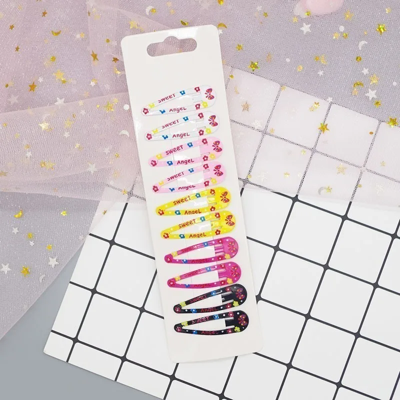 10 шт. детские заколки для волос с принтом животных | Аксессуары одежды