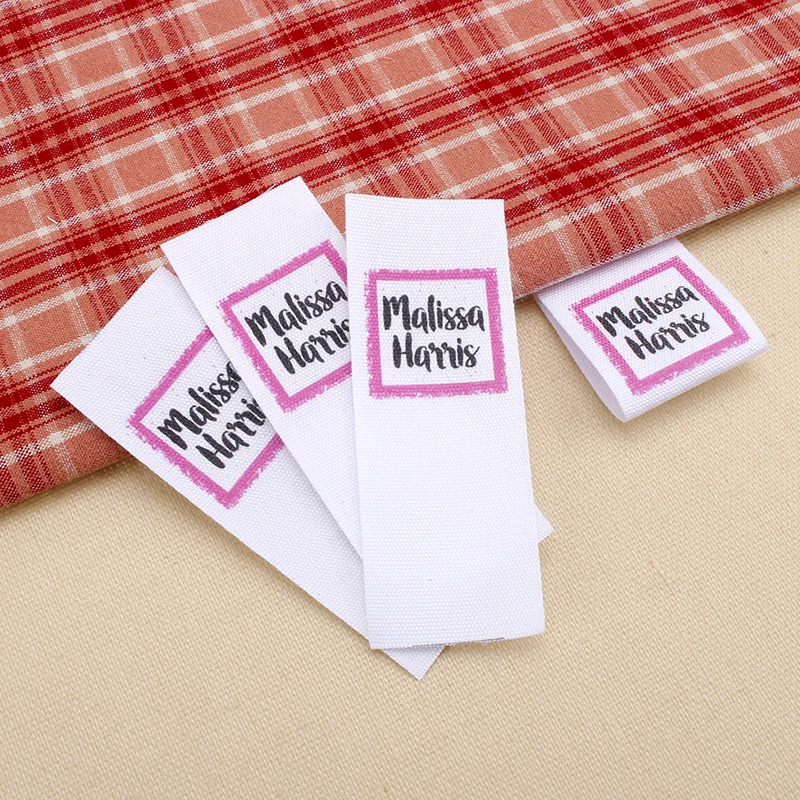 

Custom Clothing Labels - Name Tags , Personalized Brand, Cotton printed labels, Handmade Labels (MD0327)