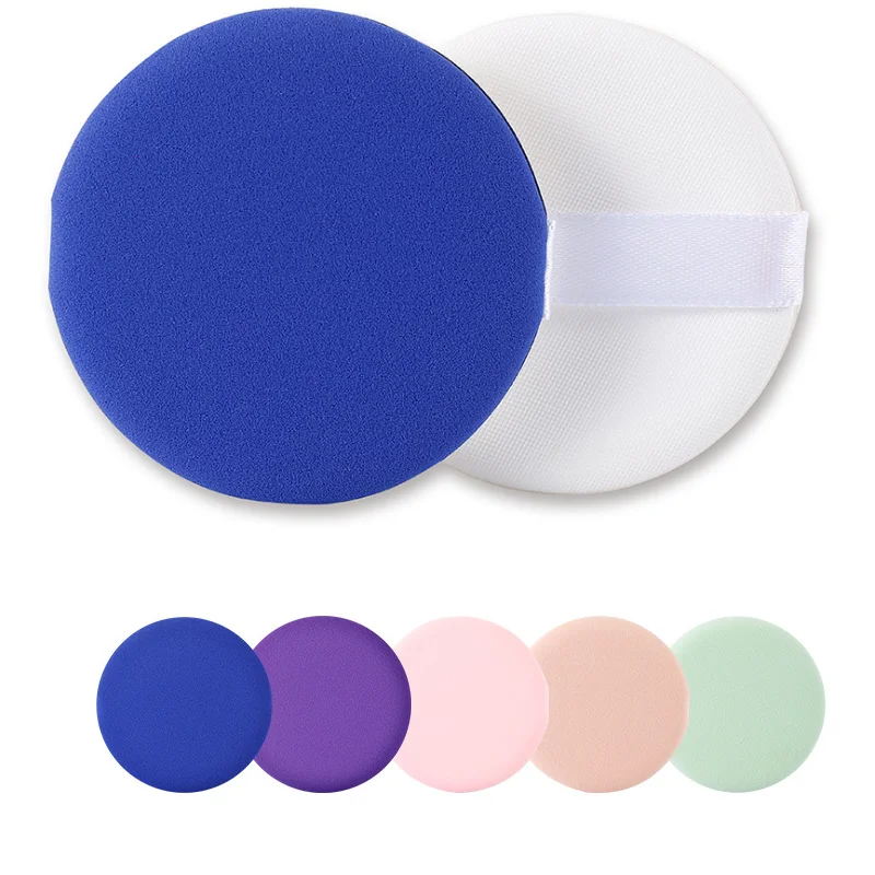 

10Pcs/lot round air cushion puff hydrophilic non-latex wet and dry makeup sponge puff beauty tool