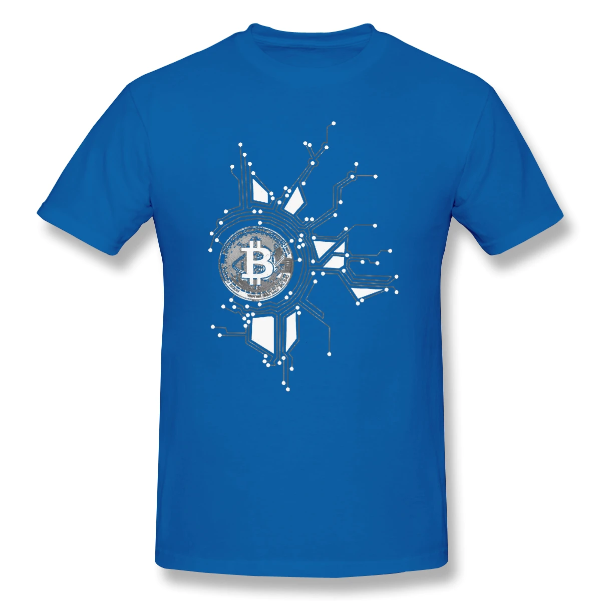 

Bitcoin 2020 New Arrival T-Shirt Design Crewneck Cotton for Men