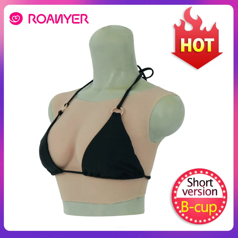 

ROANYER Crossdressing силиконовые формы груди круглая шея B Чашка искусственные реалистичные поддельные грудь транссексуал Косплей