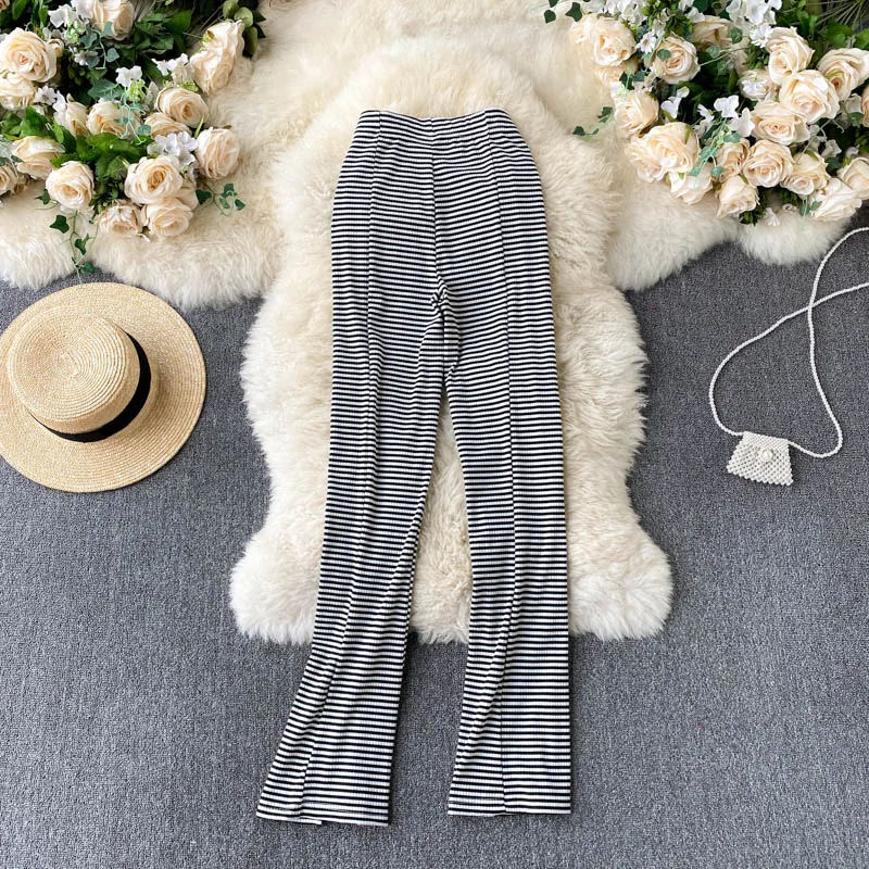 Ins/модный свитер для женщин длинные брюки девочек в винтажном стиле Стиль