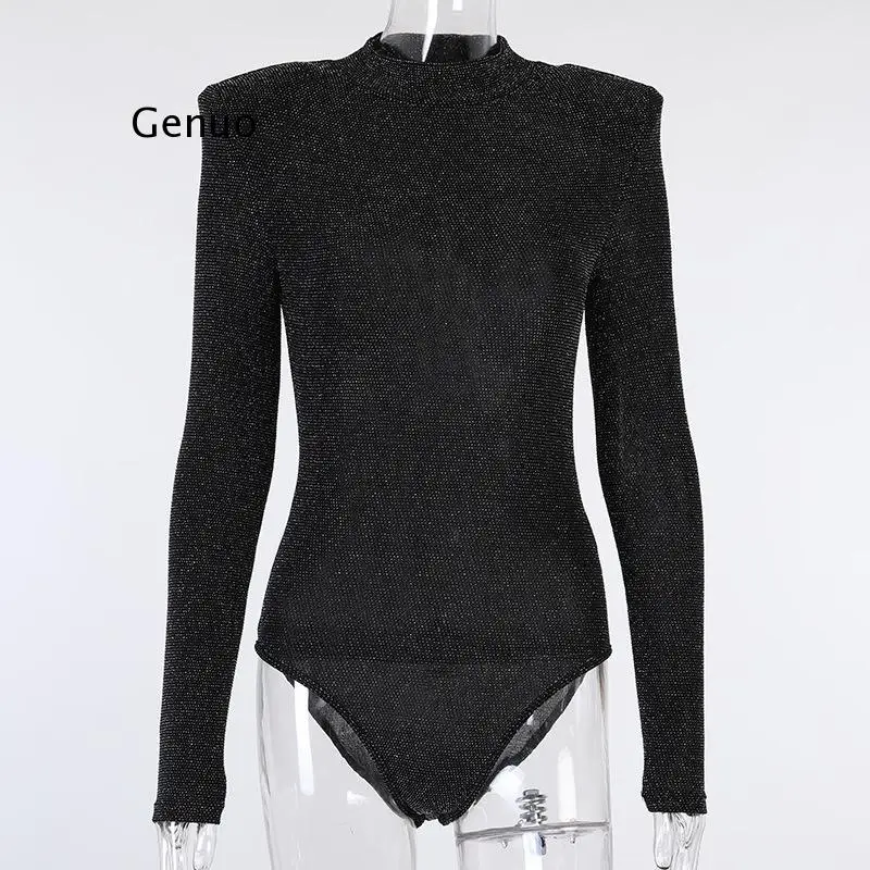 Длинные рукава с высоким плотно облегающим шею воротником для женщин