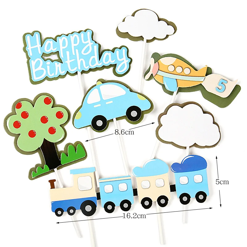 Топпер для торта С Днем Рождения украшение украшения дня рождения торт Декор