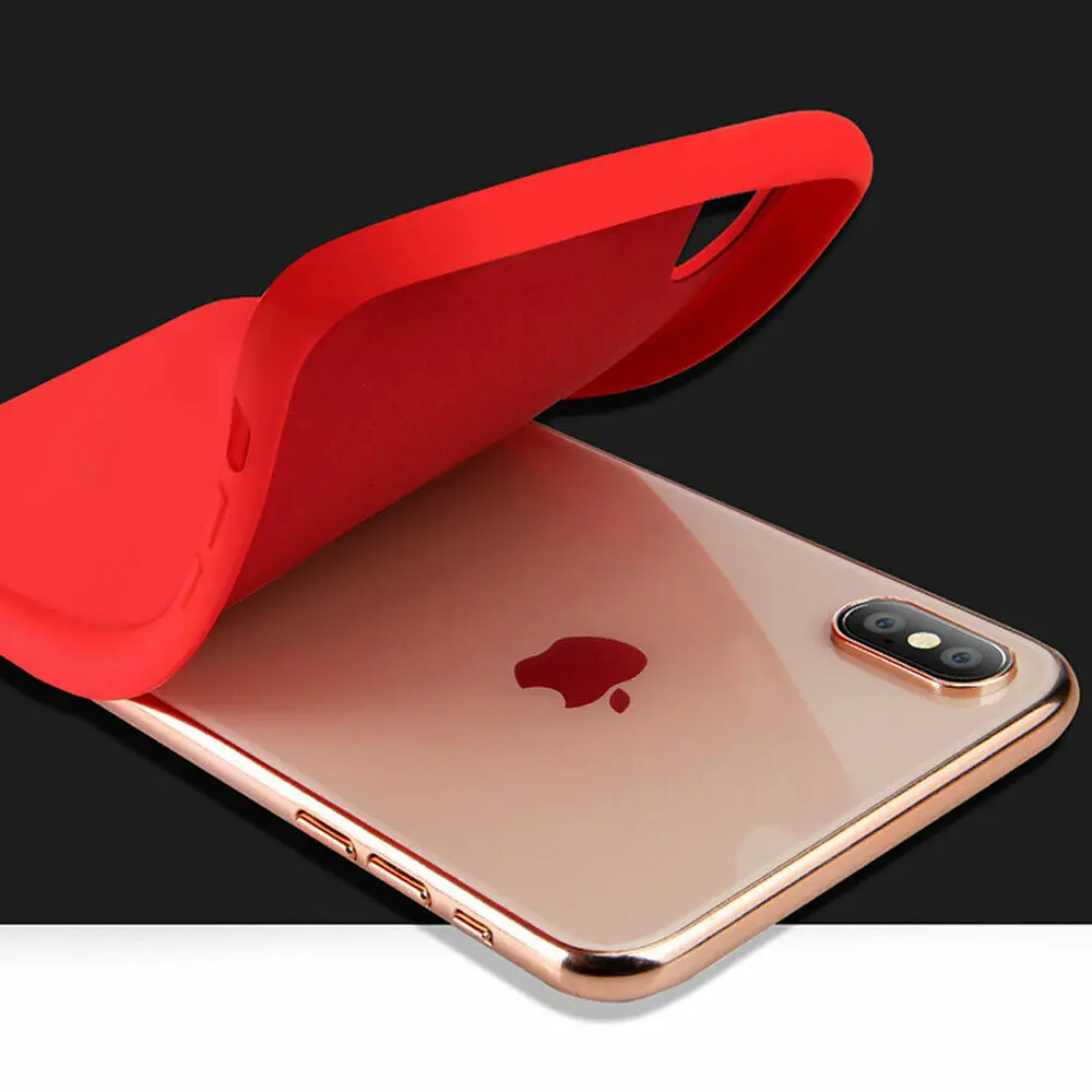 Однотонный силиконовый чехол для iPhone 6, 6s plus, 6, 6s, 7 plus, 8 plus, 7, 8, чехол для Apple, Xs Max, Xr, X, XS, чехол для телефона