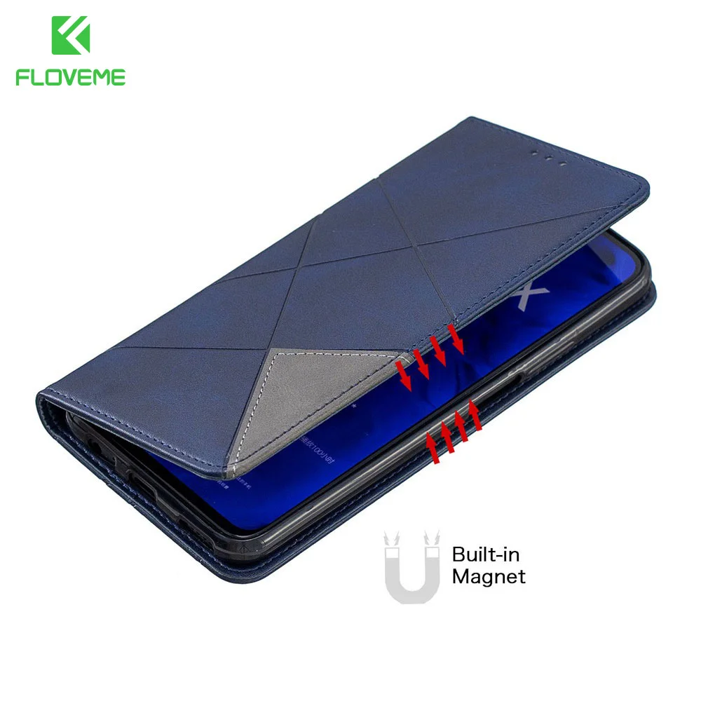 Кожаный чехол FLOVEME для Samsung A10 A20 A30 A40 A50 A70 2019 телефона Galaxy S10 Plus S10E Note 10 чехол|case for