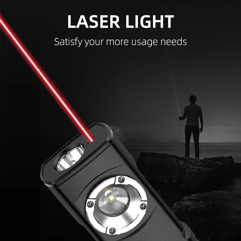 supfire g20 led flashlight work light red laser light with magnet and power bank function multifunctional camping lantern free global shipping