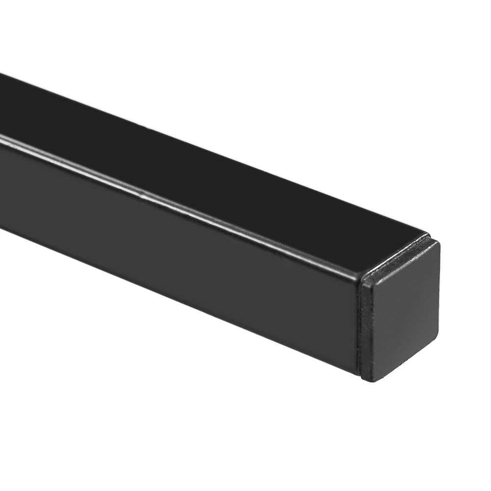 

BUYTOO 4pcs Square Table Leg Backrest Cross Style Decoration Black