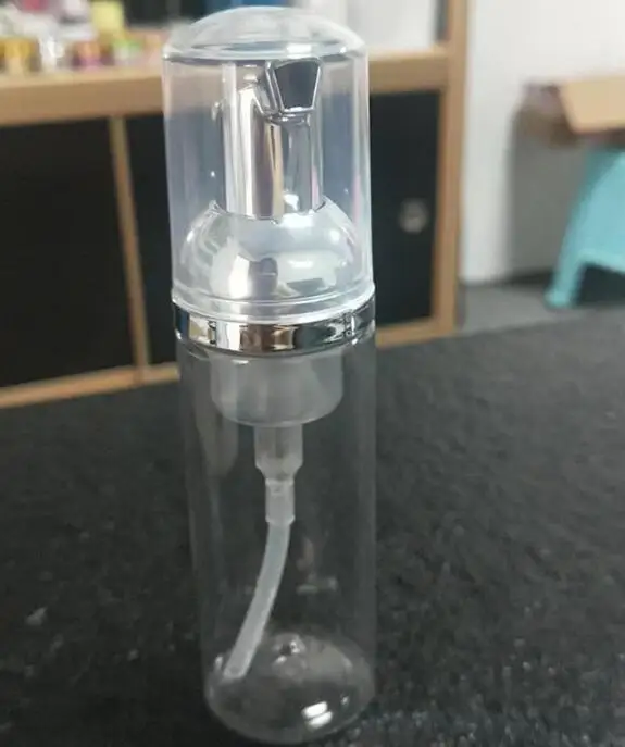 silver clear 30/50 мл пустые пенясь бутылка с помпой для мыла DIY жидкость с пузырьками гель мыло контейнер для путешествий с эффектом мини муссов бутылок 20 шт./лот - Цвет: silver clear