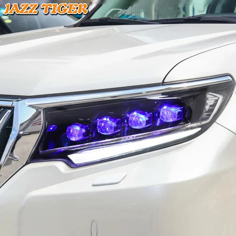 JAZZ TIGER автомобильный Стайлинг светодиодный DRL Strat синий динамический сигнал