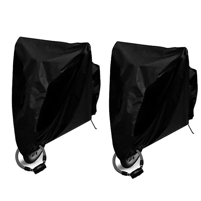 

Bike Cover for 2 Bikes Outdoor Waterproof Motorcycle Covers Oxford Fabric Rain Sun Wind Proof for Mountain Road Bicycle