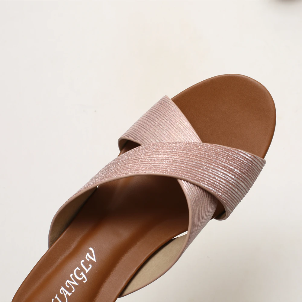 

Women's Sandals High Heels Shoes Sexy Lady Girls 2021 Summer Designer Fashion Wedges Pumps Slippers For Woman