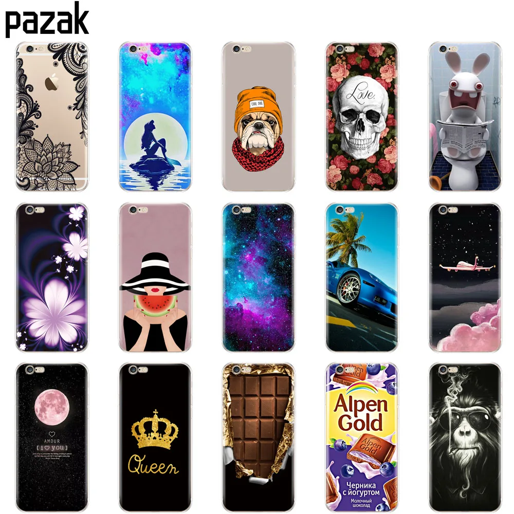 Мягкий силиконовый чехол для iphone 5s, 5 s, se, 6, 6s, чехол, оболочка, чехол для Apple iphone 6s plus, сумка, чехол, чехол, etui, бампер, рисунок