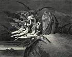 Художественный постер Gustave Dore The Hell canto1, картина маслом, холст для домашнего декора, настенное искусство