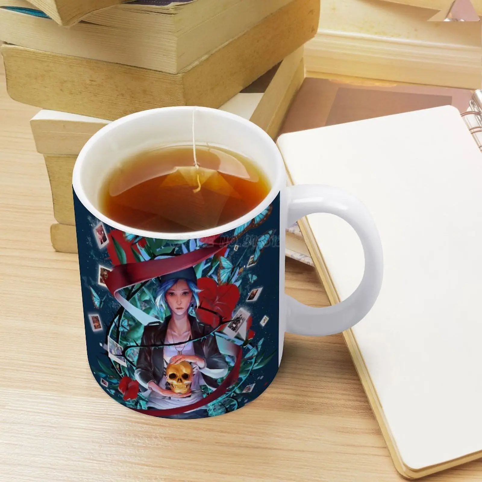 Белая кружка кофейные кружки подарок для девушки чашка чая и молока странная