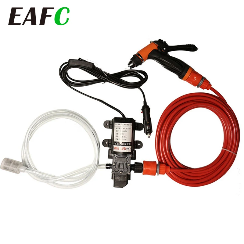 Электроприбор с пистолетом для мойки автомобиля портативная автомойка высокого