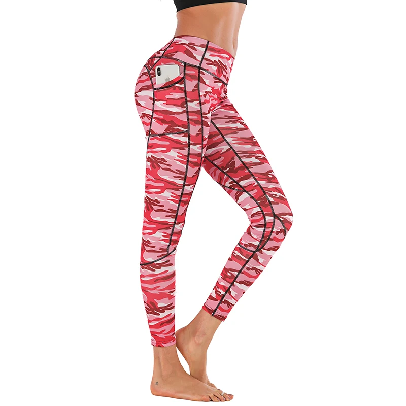 New Yoga Pants Sports Sexy Tall Waist Stretched Gym Clothes Spandex Running Tights Women Fitness Sports Yoga Leggings