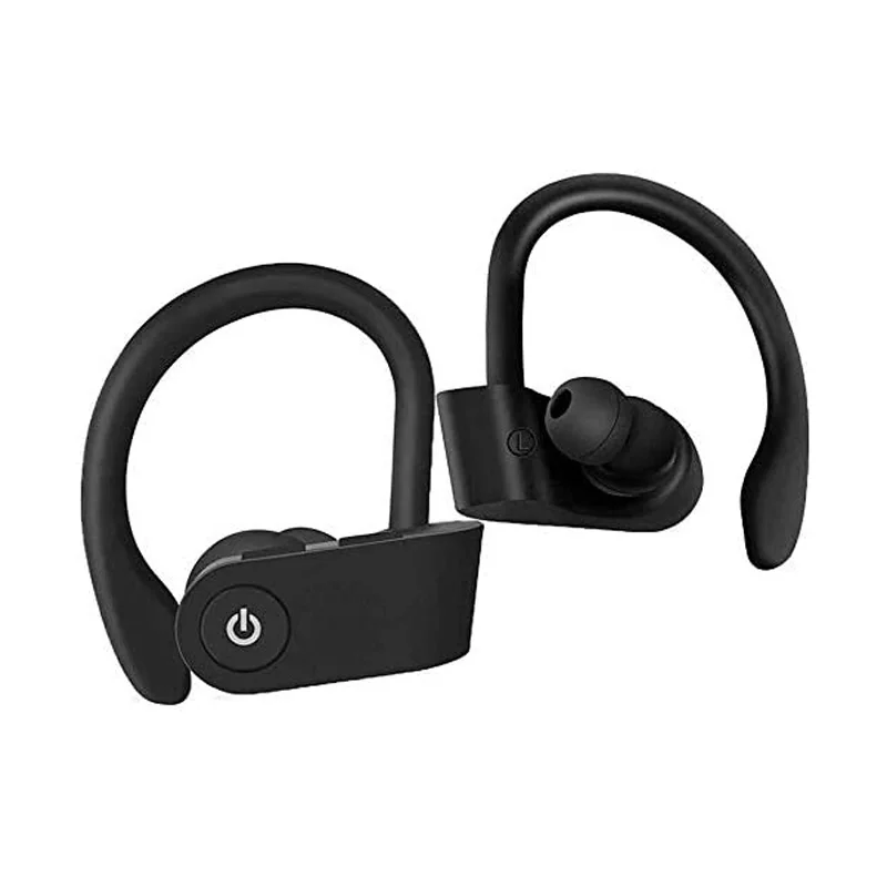 

Fones de ouvido sem fio tws bluetooth 5.0, com estojo carregador, hi-fi, estéreo, gancho para a orelha, esportivo, à prova