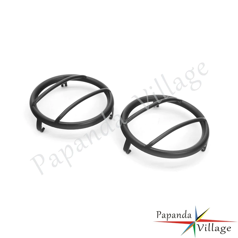 

1 Pair Turn Signal Light Protective Covers For Jeep Wrangler JK 2007-2017 Steel Car Front Fog Light Trim Guards Protective Shell