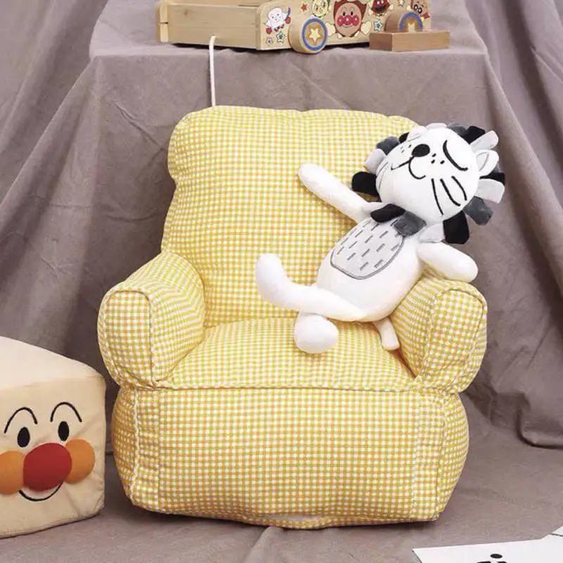 

Sillas De Comedor Silla Infantil Cloth Art Children Lazy Sofa Chair Kindergarten Early Education Agency Baby Cute Cartoon Stool