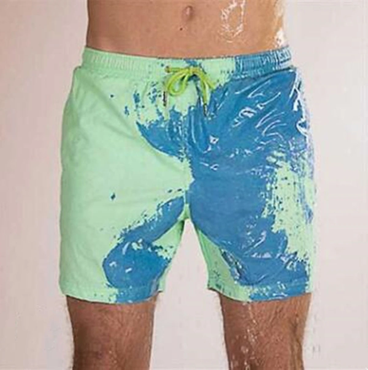 

Color-changing beach pants men's color-changing beach pants swimming men's hot shorts when exposed to water and heat