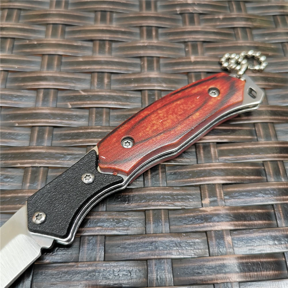 7CR13MOV лезвие мини карманный складной охотничий нож тактические ножи с деревянной