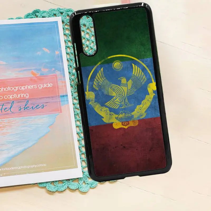 

Dagestan Flag Coat Of Arms Map pattern luxury Anti-fall Phone Case PC for iPhone 11 12 pro XS MAX 8 7 6 6S Plus X 5S SE 2020 XR