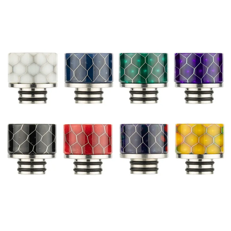 Металлический дрип тип Cobra Delrin 510 с широким отверстием для Geekvape Zeus Nano/Crown 5 V Sub Ohm