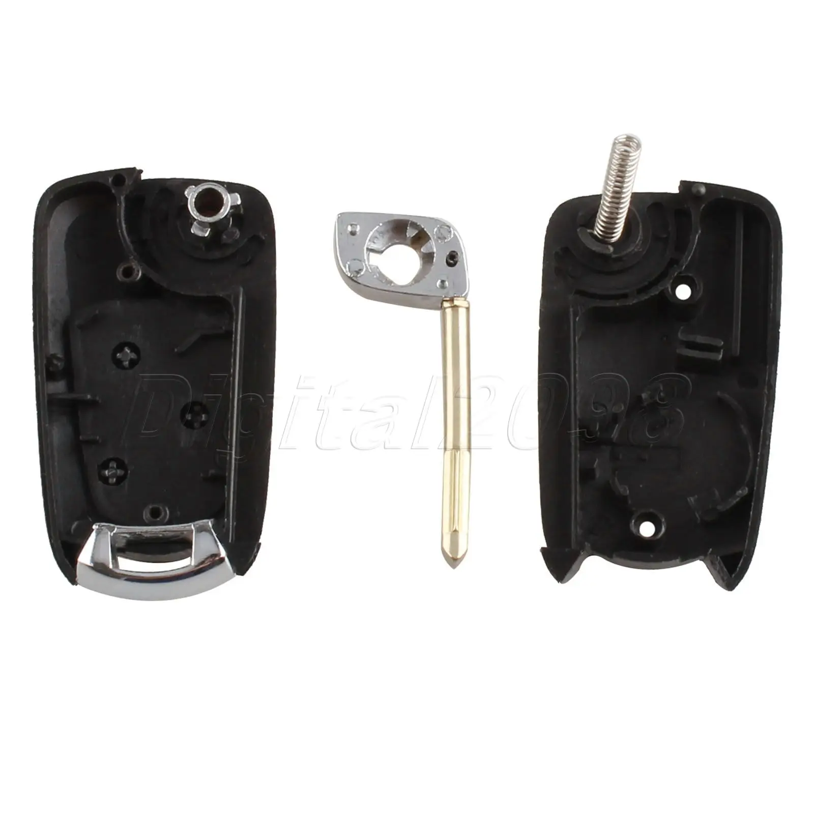 Складной чехол-книжка Yetaha 2017 с дистанционным управлением 3 кнопки для Ford Mondeo Fiesta