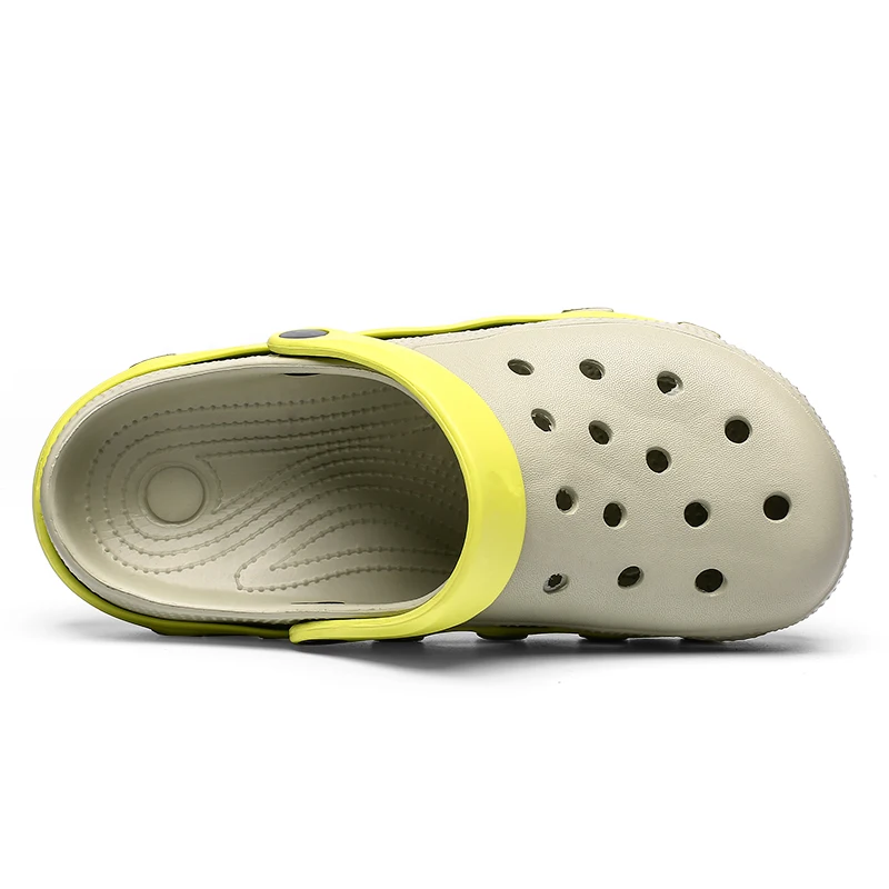 Дышащие мужские сандалии Сезон весна-лето Удобные мягкие стильные сабо без