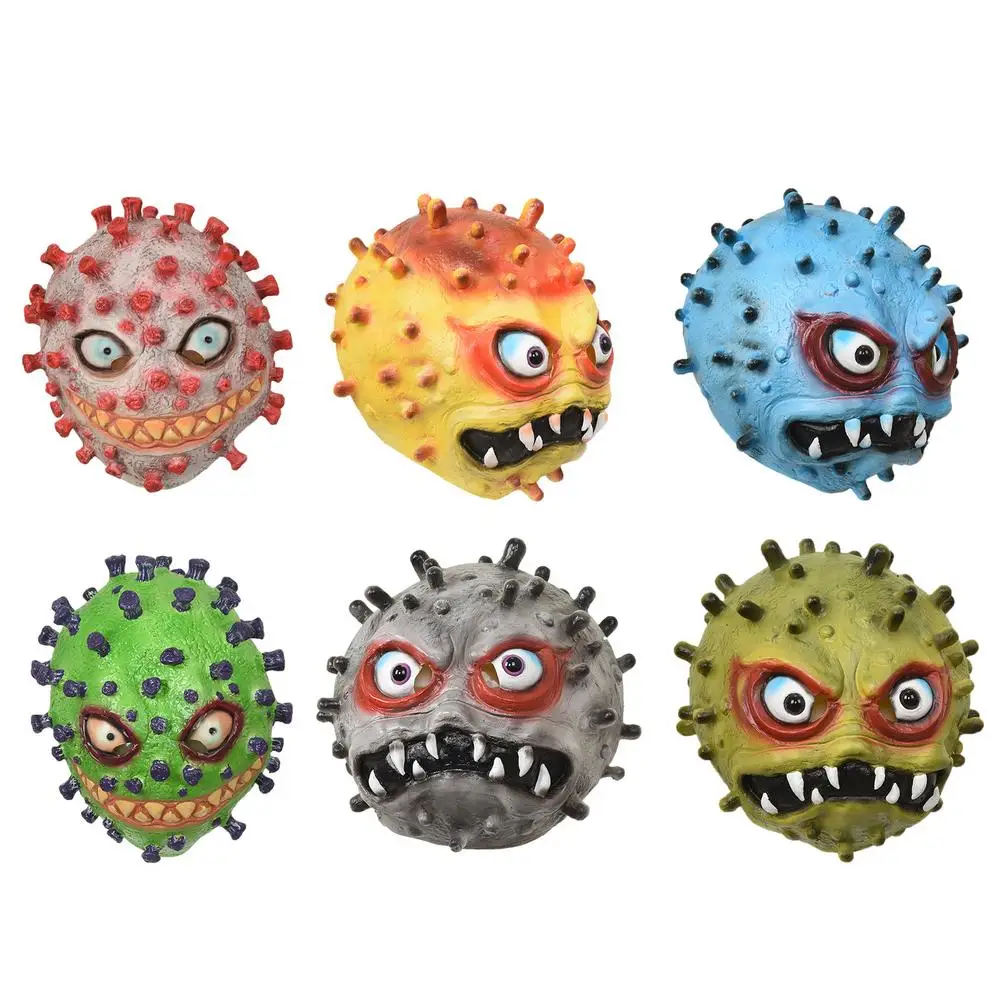 

2021 NEW Halloween Mask Latex Scary Face Cover Horror Costume Cosplay Party Accessories Decoration Child Gift Adult