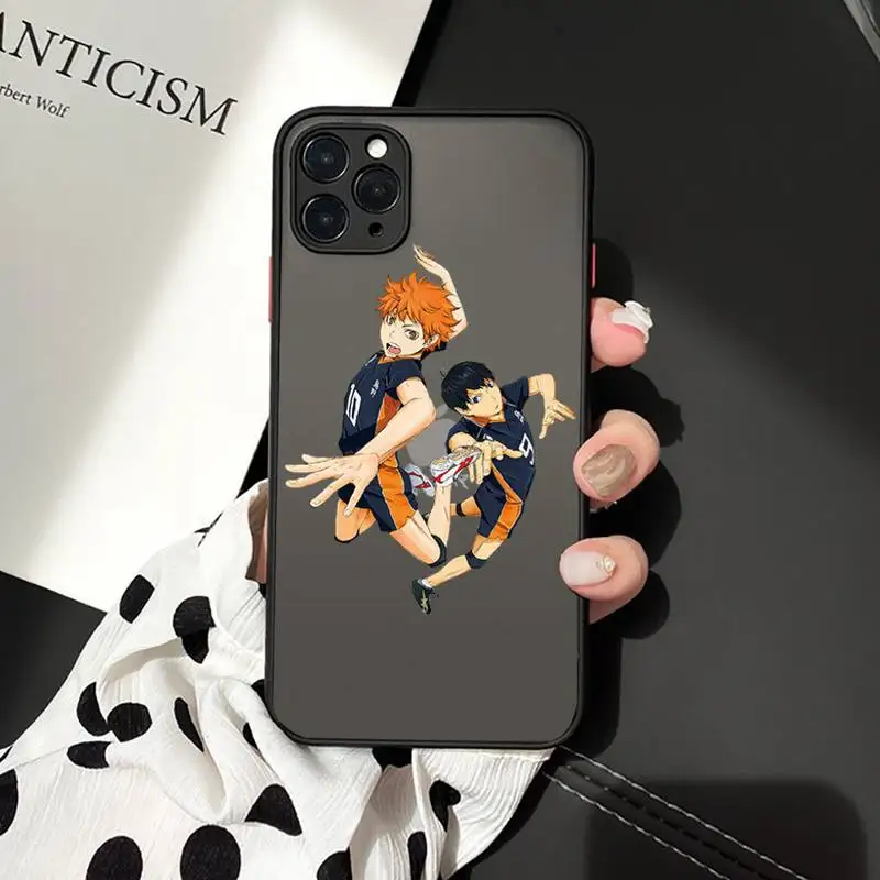 

Pin on Haikyuu Hinata Shouyou luxury Phone Cases shell matte transparent For iphone 7 8 11 12 plus mini x xs xr pro max cover