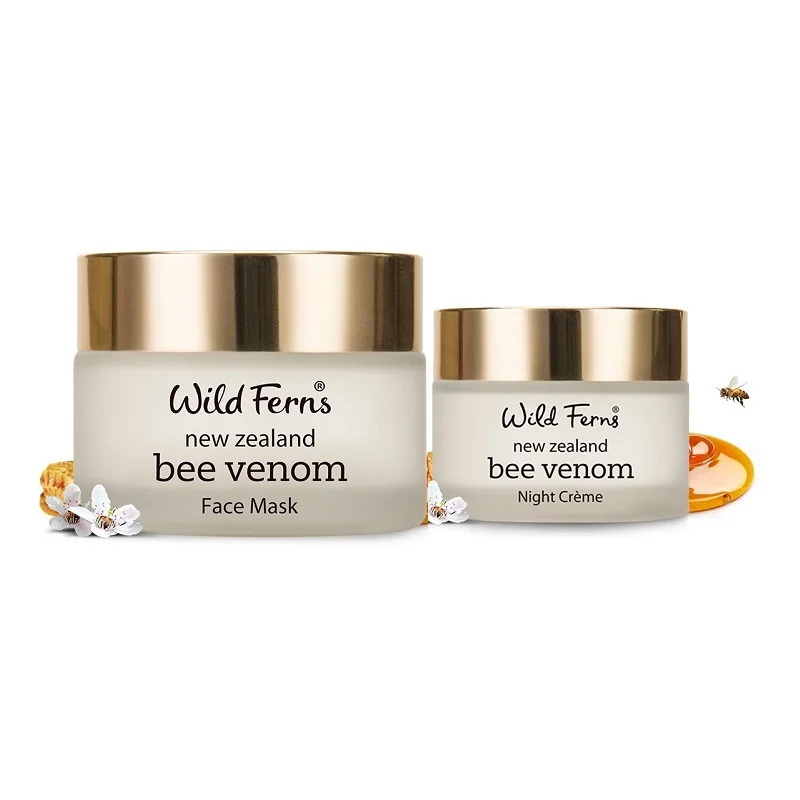 NewZealand Parrs Manuka Honey Bee Venom Face Mask Moisturizer Night Cream Anti Wrinkle Moisturizing Face Lift Skin Care Sets
