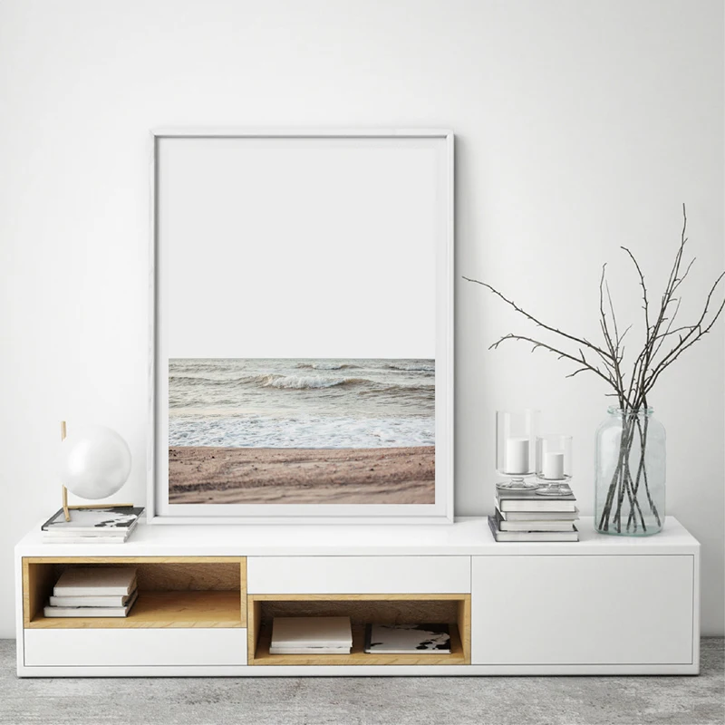 

Desert Beach Landscape Wall Art Canvas Painting California Modern Photography Posters and Prints Wall Pictures Boho Home Decor