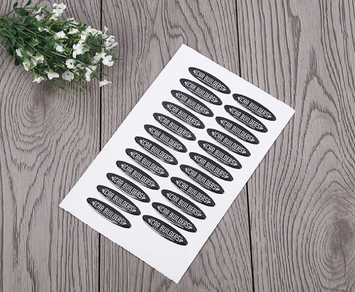 Конкурентная цена пользовательская 3D-печать этикеток из эпоксидной смолы --- XP5040 |