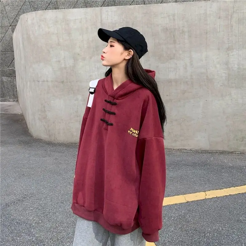 

Female Korean Fashion Two Piece Set 2021 Autumn New Casual Sports Pullover Top Suit Pants Outfits Sweatsuit For Tracksuit Women
