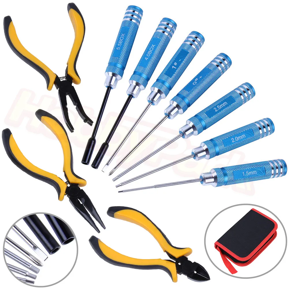 Инструменты для радиоуправления 10 в 1 металлический крест Шестигранная гайка