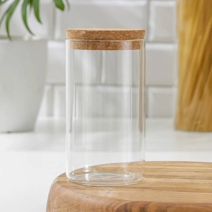 Банка для сыпучих продуктов Классика 650 мл 8 5×16 см 6947261 | Дом и сад