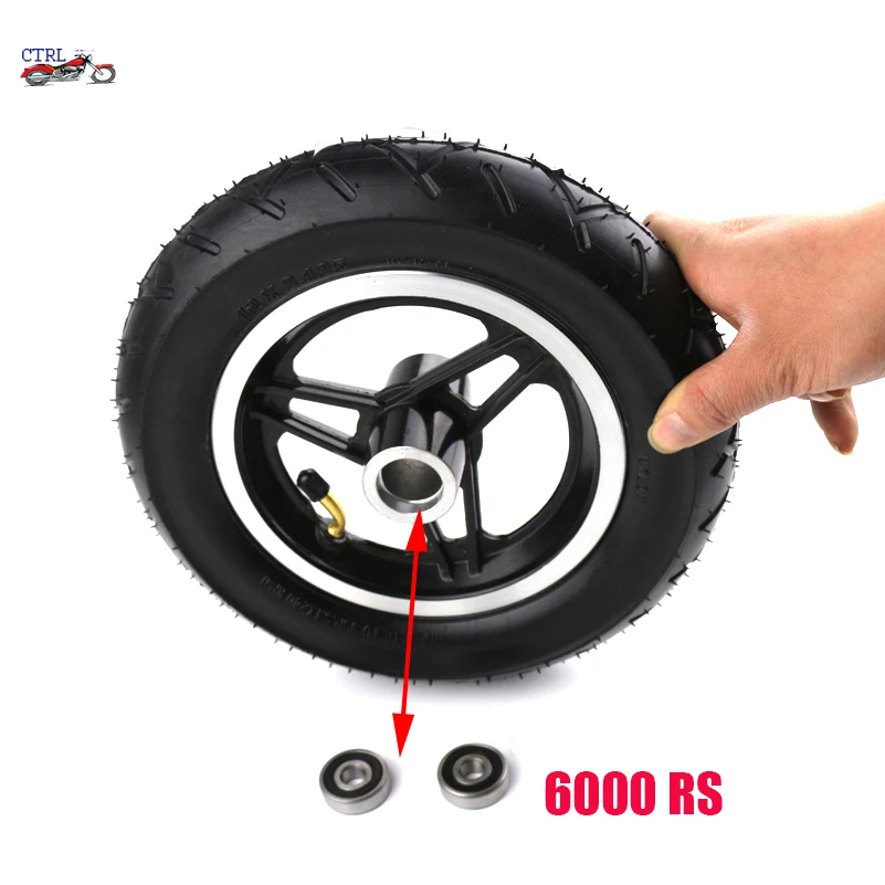 

free shipping 10x2.125 tire and aluminum alloy wheel hub are suitable for electric scooter balancing car good quality