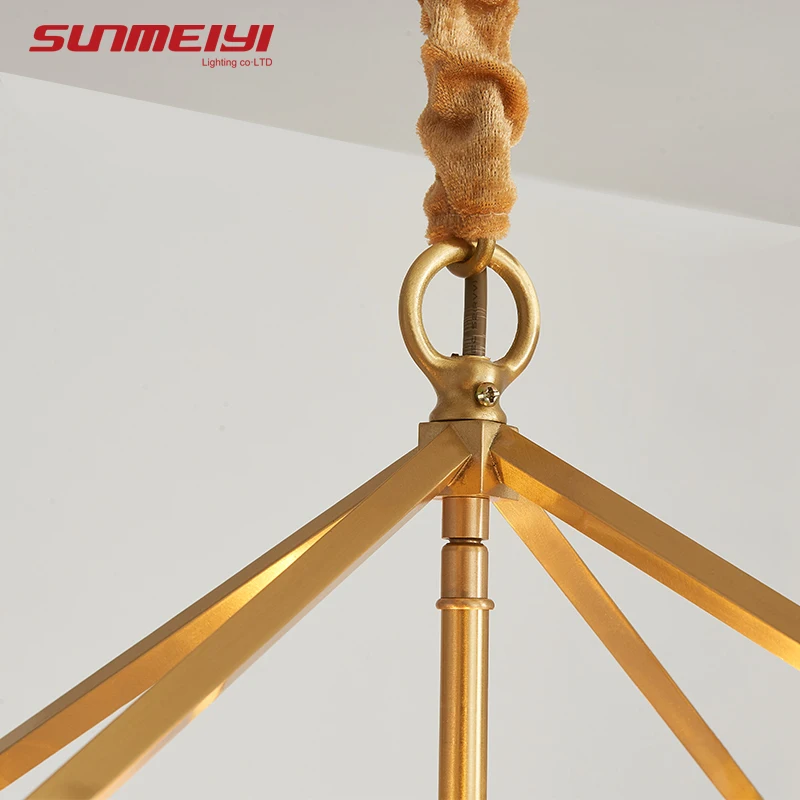 

Nordic LED chandeliers Ligthing Fixture Copper Ceiling Chandelier For Living room Kids room kroonluchter Kitchen Chandelier Lamp