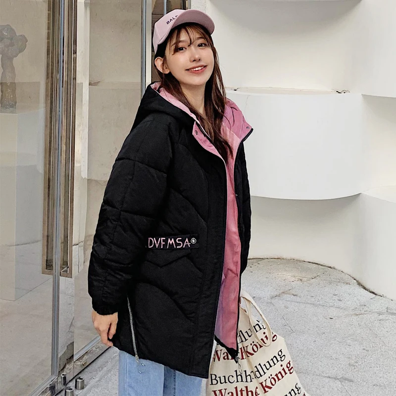 Женская зимняя куртка однотонная черная бежевая зеленая с подкладкой теплая хит