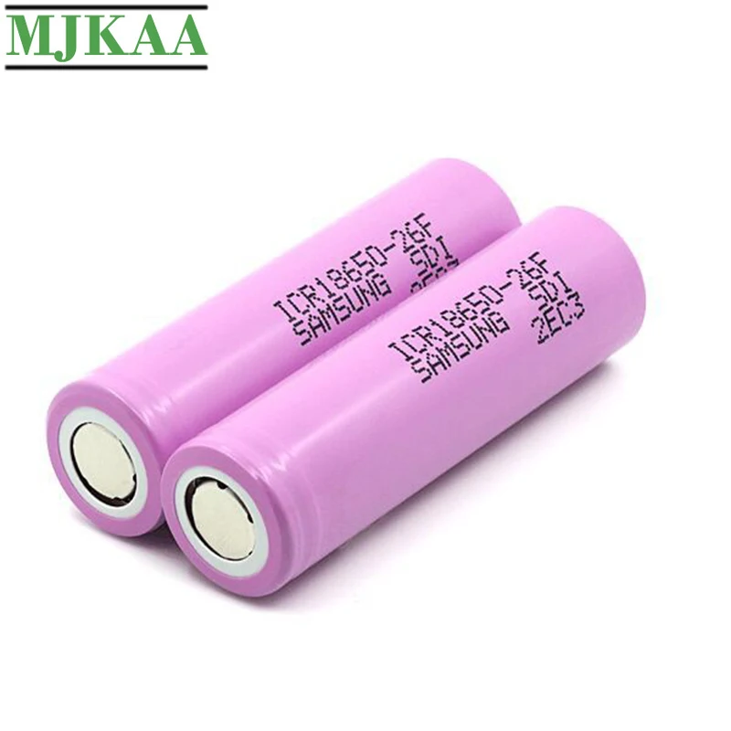 MJKAA 4 шт. 18650 2600 мАч 3 7 в литий ионная аккумуляторная батарея ICR18650 26F литиевые