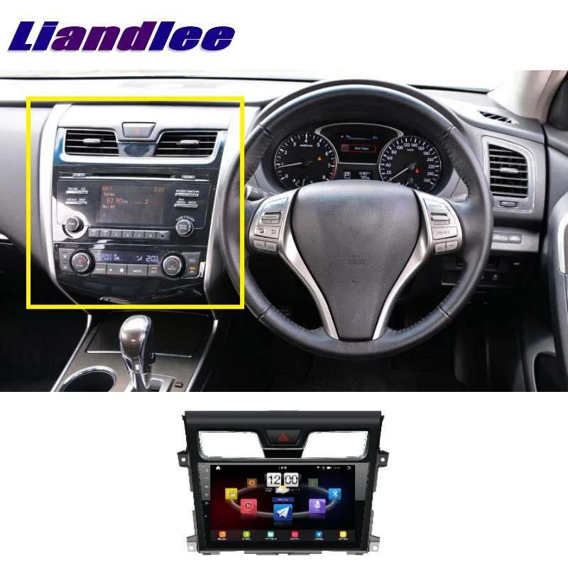 Liandlee для Nissan Teana 2013 ~ 2020 LiisLee Автомобильный мультимедийный ТВ DVD GPS аудио Hi-Fi Радио