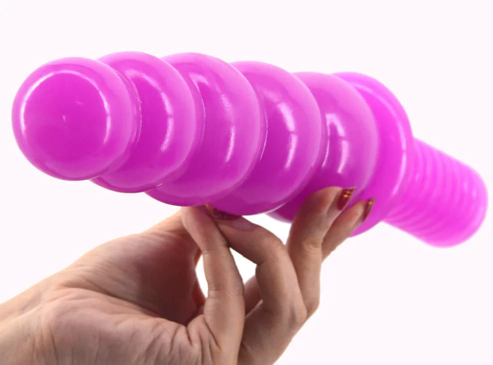 Анальная пробка FAAK с большой ручкой винтовые шарики массажные anus секс игрушки