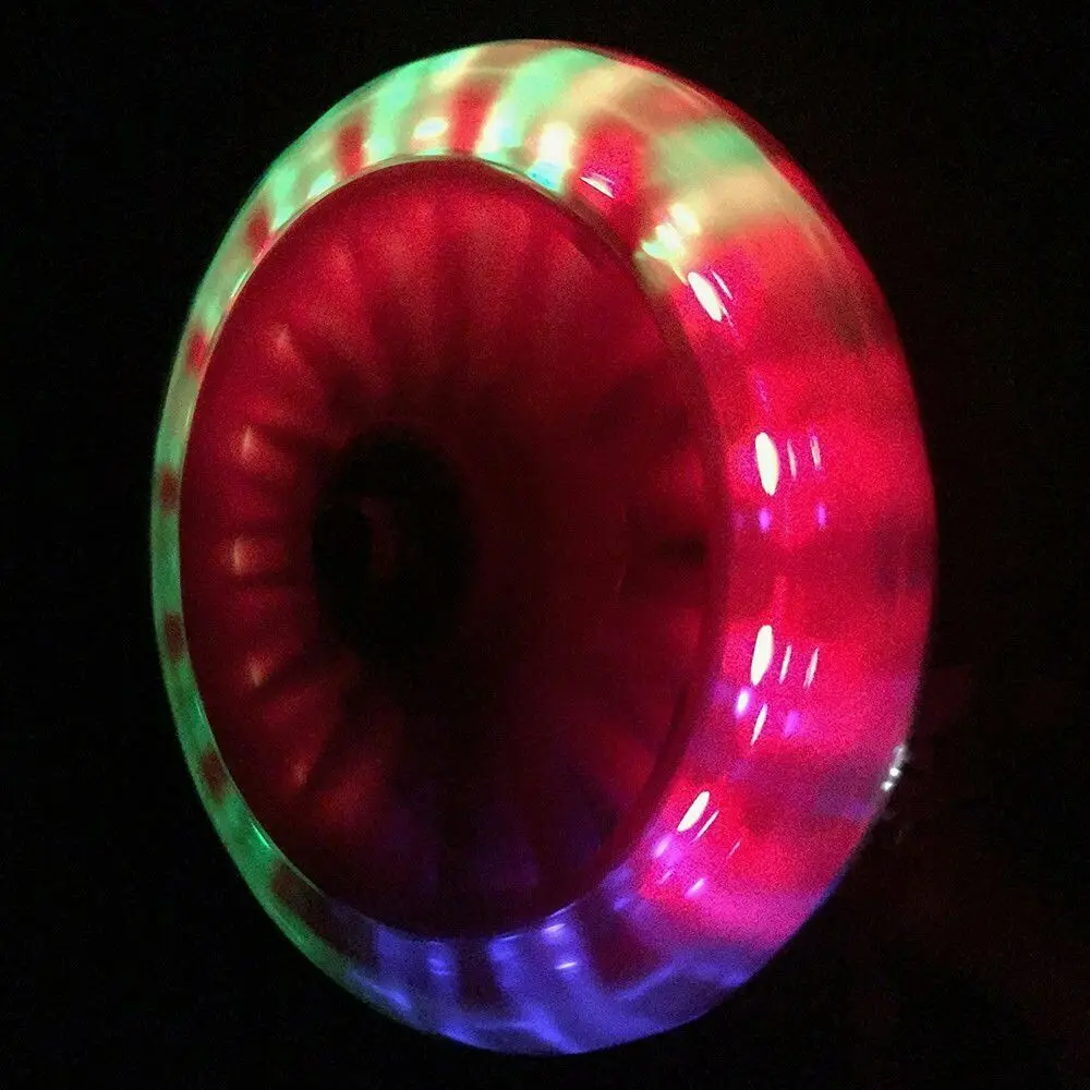 

LED Flashing Universal Easy Fit Bicycle Stabilisers Training Colorful Wheels