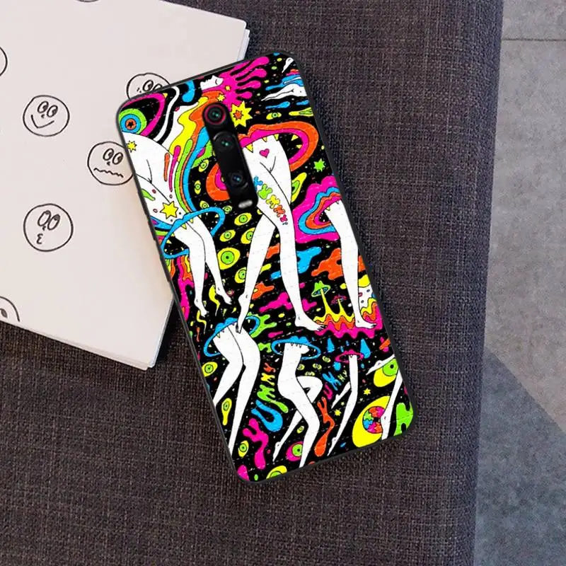 

Colourful Psychedelic Trippy Art Phone Case for RedMi 5 5plus 6 Pro 6A S2 4X GO 7A 8A 7 8 9 K20 case