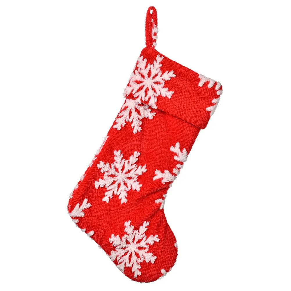 

Decor Christmas Tree Socks Stocking Fashion Santa Claus Gift Pendant Xmas Noel Navidad Happy New Year Supplies Cartoon Socks